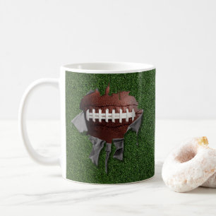 Tornfußball-Ringer-Tasse Kaffeetasse