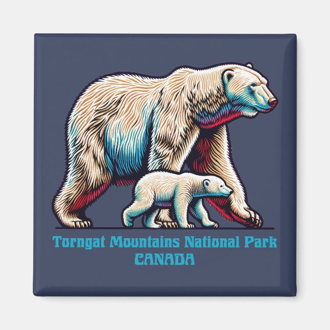Torngat Mountains National Park Canada Magnet (Vorne)