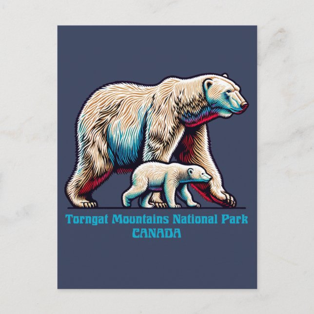 Torngat Mountains National Park Canada Postkarte (Vorderseite)