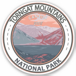Torngat Mountains National Park Canada Vintage Aufkleber