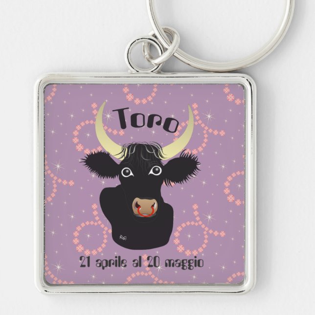 Toro 21 aprile al 20 maggio Portachiavi Schlüsselanhänger (Vorne)