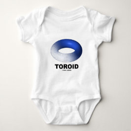 Toroid (blauer Torus) Baby Strampler