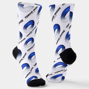 Toroid Inside (Blue Torus) Socken