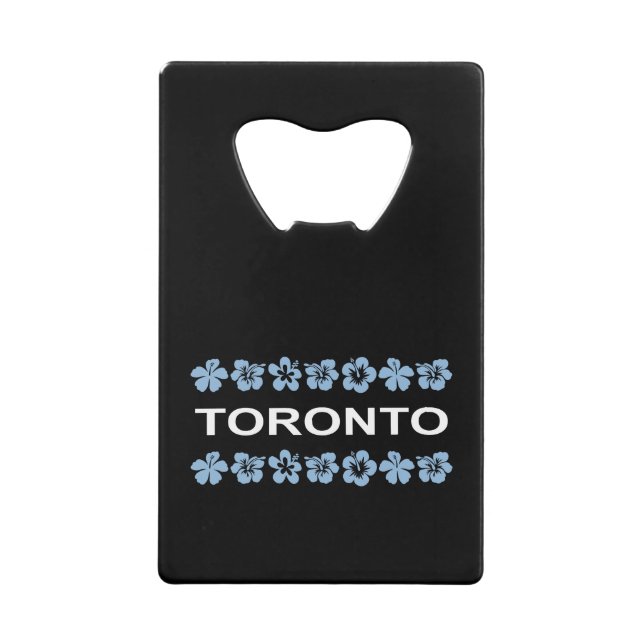 Toronto Aloha Bands Blue Dark Color Geldbeutel Flaschenöffner (Vorderseite)