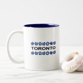 Toronto Aloha Bands Blue Light Color Zweifarbige Tasse