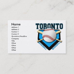 TORONTO-BASEBALL-VISITENKARTEN VISITENKARTE