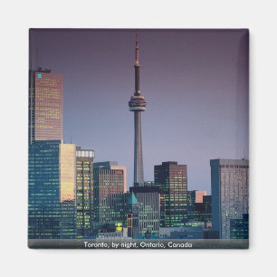 Toronto, bis zum Nacht, Ontario, Kanada Magnet