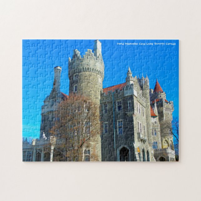 Toronto Canada  Casa Loma. Puzzle (Horizontal)