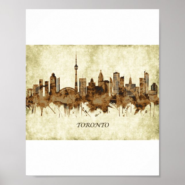 Toronto Canada Cityscape Poster (Vorne)