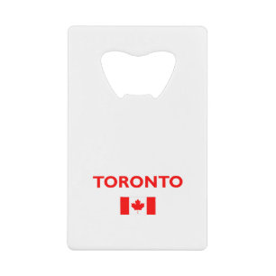 Toronto Canada Drapeau canadien Couleur foncée