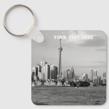 Toronto Canada Ontario Schwarz-weiß Vintag Keycha