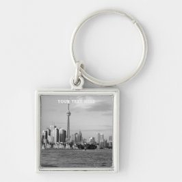 Toronto Canada Ontario Schwarz-weiß Vintag Schlüsselanhänger