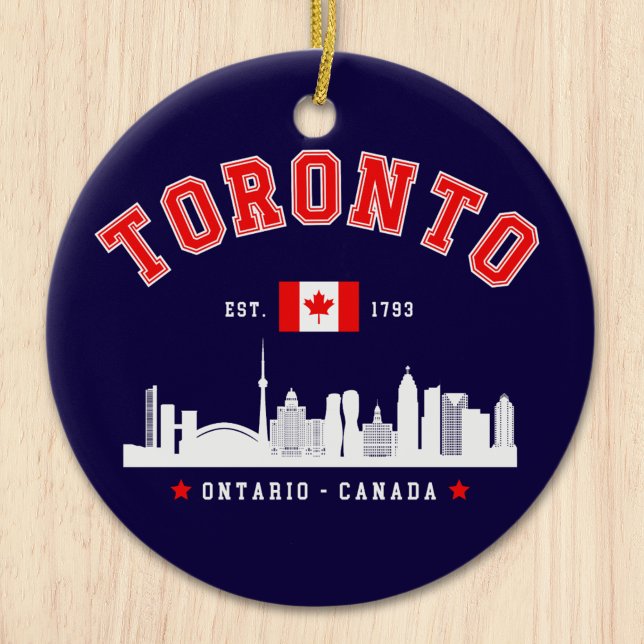 Toronto Canada Skyline City Keramik Ornament (Von Creator hochgeladen)
