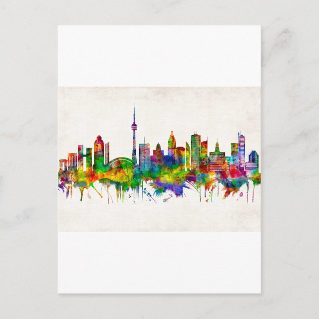 Toronto Canada Skyline Einladungspostkarte (Vorderseite)