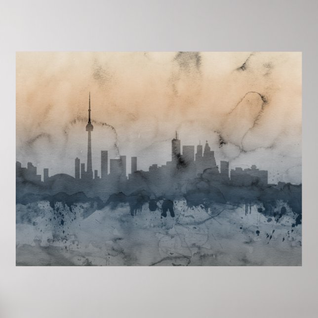 Toronto Canada Skyline Poster (Vorne)