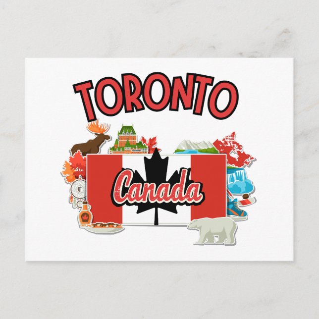 Toronto Canada Vintag Postkarte (Vorderseite)