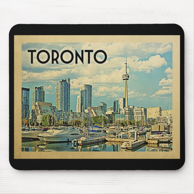 Toronto Canada Vintage Travel Mousepad (Vorne)