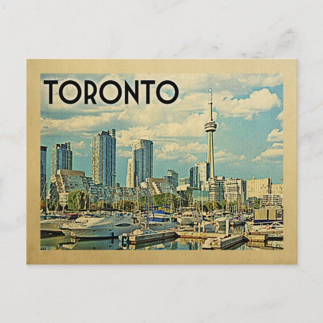 Toronto Canada Vintage Travel Postkarte (Vorderseite)