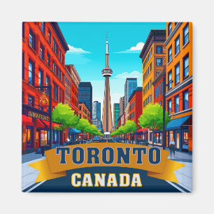 🍁 Toronto City Reise Andenken Magnet
