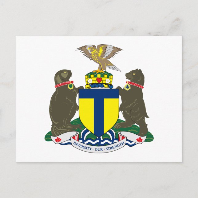 Toronto Coat of Arms Postcard Postkarte (Vorderseite)