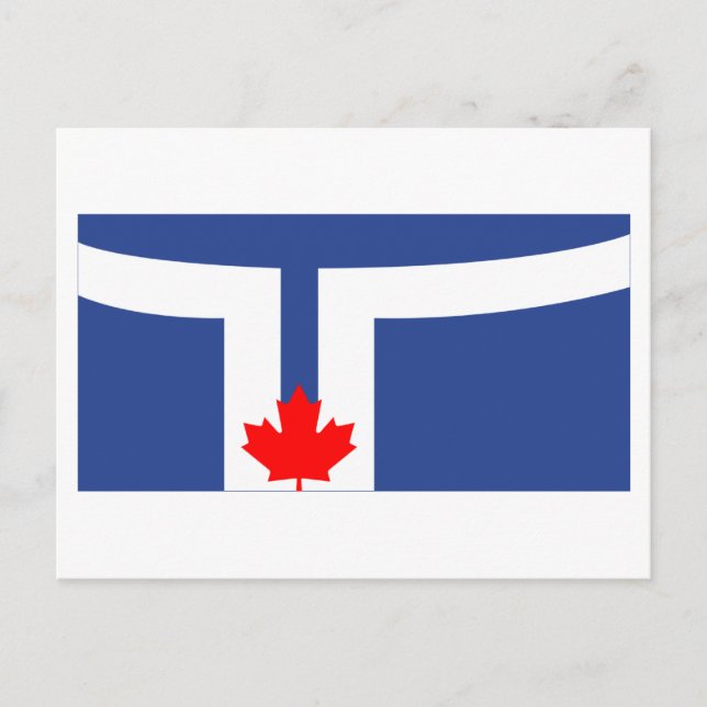 Toronto Flag Postkarte (Vorderseite)