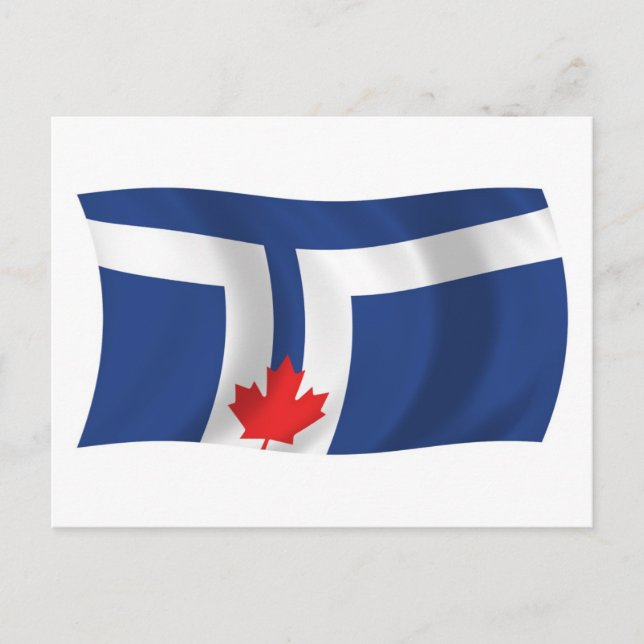 Toronto Flag Postkarte (Vorderseite)
