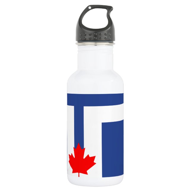 Toronto-Flagge Liberty-Flasche Edelstahlflasche (Vorderseite)