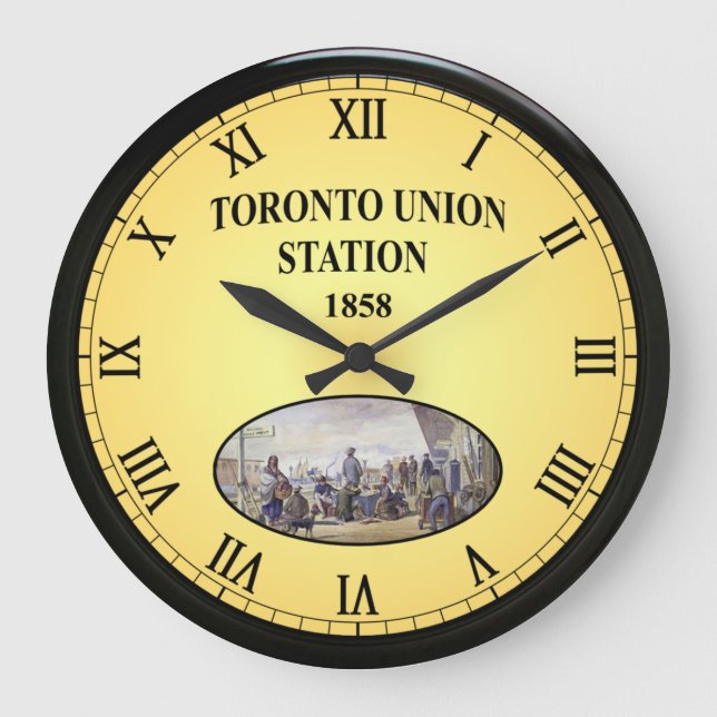 Toronto Gewerkschaft Station ~ Ontario ~ Kanada ~  Große Wanduhr (Vorderseite)