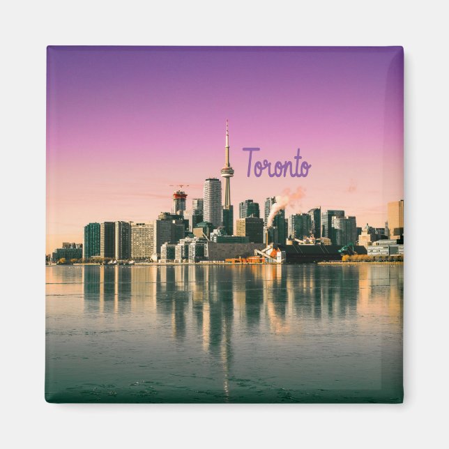 Toronto Hauptstadt Ontario Canada City Skyline Magnet (Vorne)