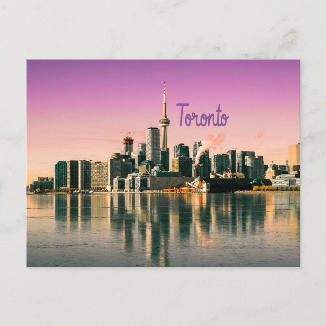 Toronto Hauptstadt Ontario Canada City Skyline Postkarte (Vorderseite)