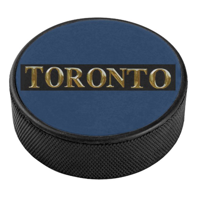 TORONTO HOCKEY PUCK (3/4)