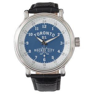 Toronto-Hockey-Stadt 24 Stunden-Uhr Armbanduhr