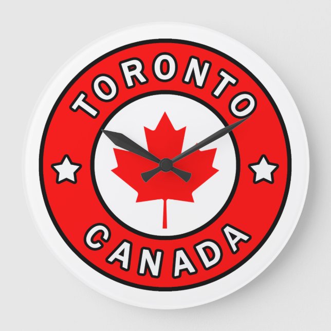 Toronto Kanada Große Wanduhr (Vorderseite)