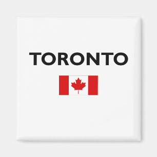 Toronto Kanada Kanadische Flagge Farbe Magnet