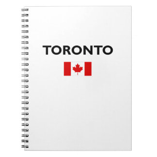 Toronto Kanada Kanadische Flagge Farbe Notizblock
