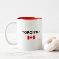 Toronto Kanada Kanadische Flagge Farbe