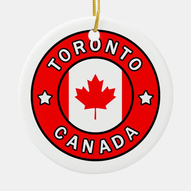 Toronto Kanada Keramik Ornament (Vorne)
