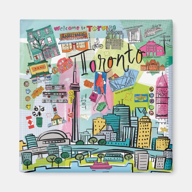 Toronto, Kanada Magnet (Vorne)