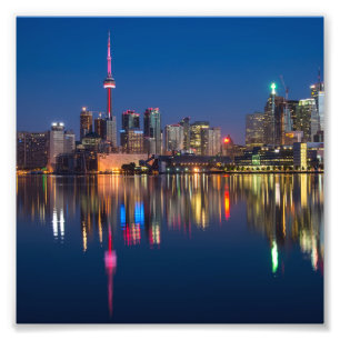 Toronto Kanada Nacht Stadtansicht Fotodruck