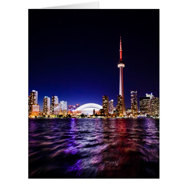 Toronto, Kanada Night Skyline (Vorderseite)
