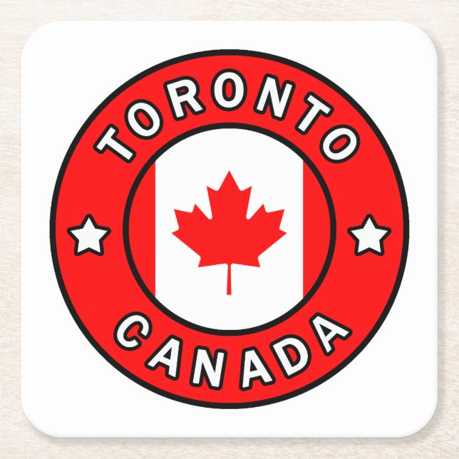 Toronto Kanada Rechteckiger Pappuntersetzer (Vorderseite)