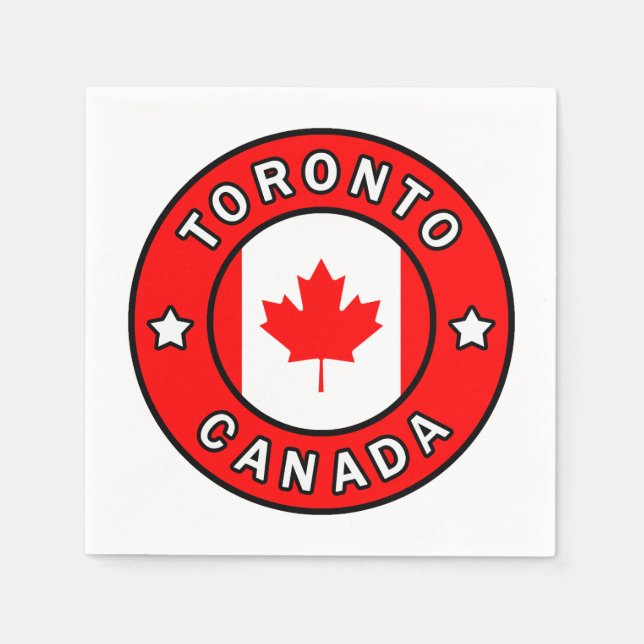 Toronto Kanada Serviette (Vorderseite)