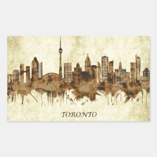 Toronto Kanada Stadtbild Rechteckiger Aufkleber