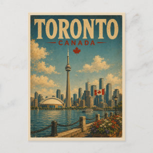 Toronto Kanada Vintage Reise Postkarte