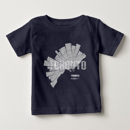 Toronto-Karte Baby T-shirt