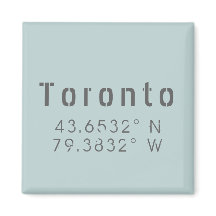 Toronto Latitude und Länge