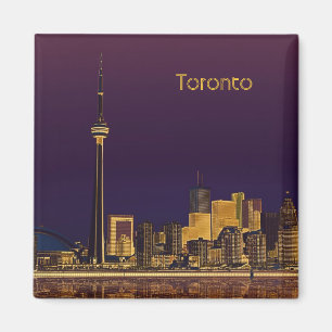 Toronto-NachtSkylinemagnet Magnet