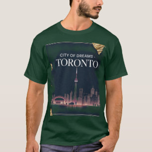 Toronto Nightfall - Prächtige Stadtansicht T-Shirt