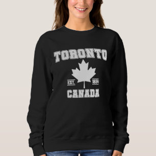Toronto Ontario Kanada Ahornblatt Kanadischer Stol Sweatshirt