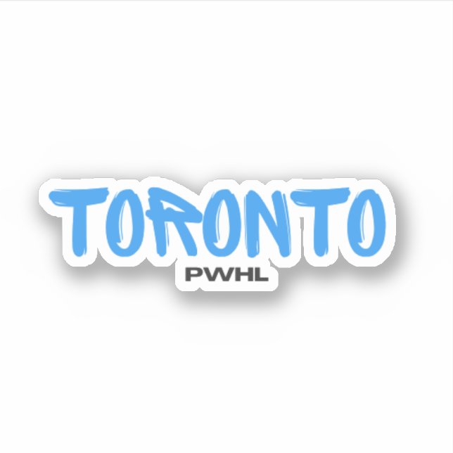 Toronto PWHL Women's Hockey Aufkleber (Vorderseite)